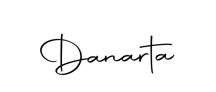 Design your own signature with our free online signature maker. With this signature software, you can create a handwritten (Autography-DOLnW) signature for name Danarta. Danarta signature style 10 images and pictures png