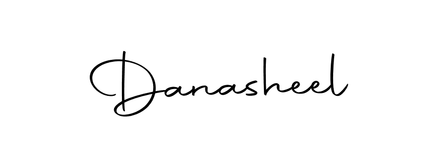 Danasheel stylish signature style. Best Handwritten Sign (Autography-DOLnW) for my name. Handwritten Signature Collection Ideas for my name Danasheel. Danasheel signature style 10 images and pictures png