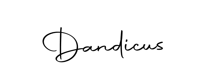 Design your own signature with our free online signature maker. With this signature software, you can create a handwritten (Autography-DOLnW) signature for name Dandicus. Dandicus signature style 10 images and pictures png