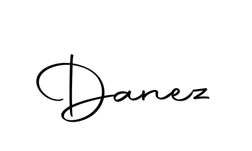 Design your own signature with our free online signature maker. With this signature software, you can create a handwritten (Autography-DOLnW) signature for name Danez. Danez signature style 10 images and pictures png
