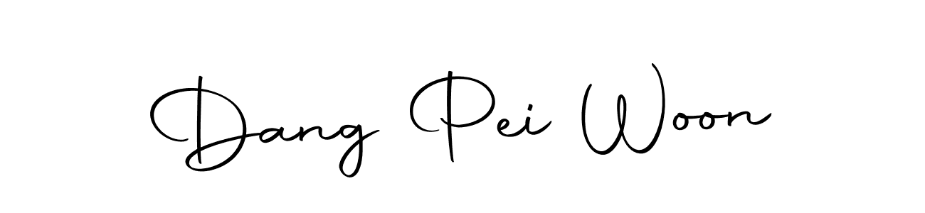 Similarly Autography-DOLnW is the best handwritten signature design. Signature creator online .You can use it as an online autograph creator for name Dang Pei Woon. Dang Pei Woon signature style 10 images and pictures png