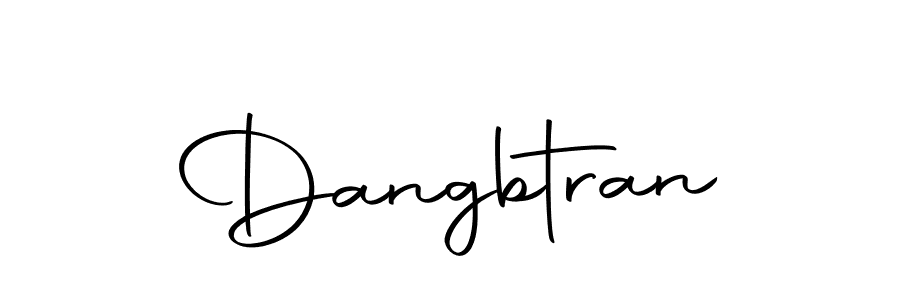 Dangbtran stylish signature style. Best Handwritten Sign (Autography-DOLnW) for my name. Handwritten Signature Collection Ideas for my name Dangbtran. Dangbtran signature style 10 images and pictures png