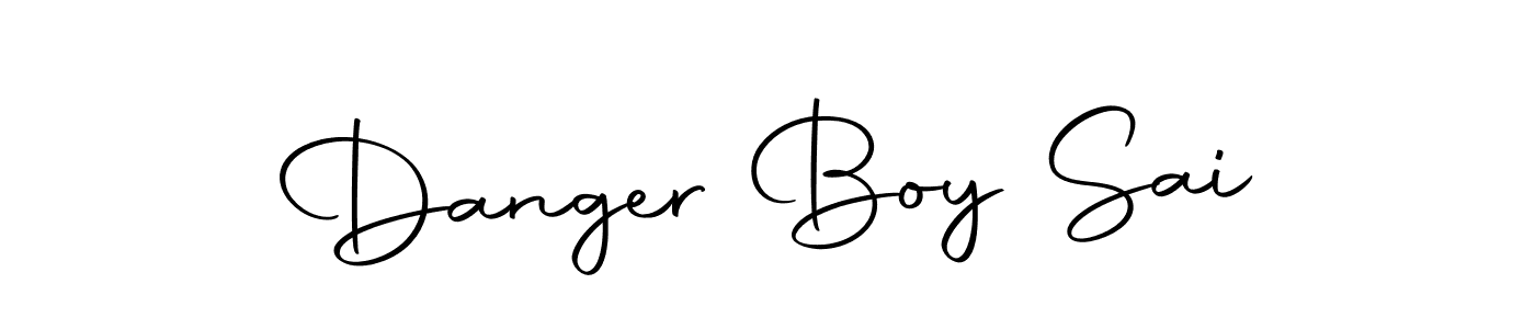 Danger Boy Sai stylish signature style. Best Handwritten Sign (Autography-DOLnW) for my name. Handwritten Signature Collection Ideas for my name Danger Boy Sai. Danger Boy Sai signature style 10 images and pictures png