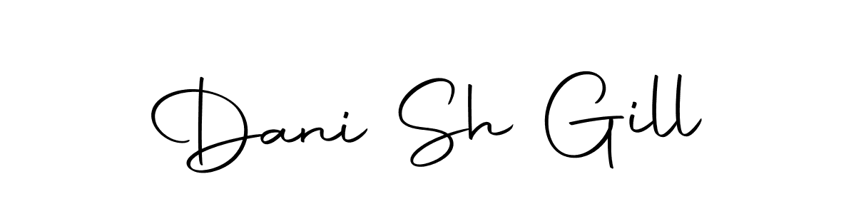 This is the best signature style for the Dani Sh Gill name. Also you like these signature font (Autography-DOLnW). Mix name signature. Dani Sh Gill signature style 10 images and pictures png