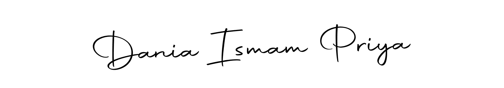 It looks lik you need a new signature style for name Dania Ismam Priya. Design unique handwritten (Autography-DOLnW) signature with our free signature maker in just a few clicks. Dania Ismam Priya signature style 10 images and pictures png