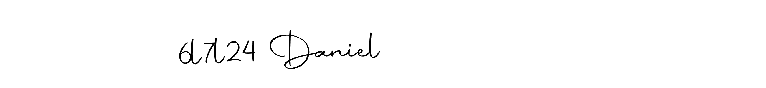 if you are searching for the best signature style for your name Daniel              6l7l24. so please give up your signature search. here we have designed multiple signature styles  using Autography-DOLnW. Daniel              6l7l24 signature style 10 images and pictures png
