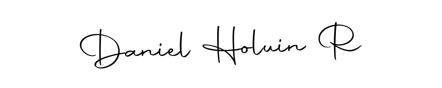 How to make Daniel Holuin R signature? Autography-DOLnW is a professional autograph style. Create handwritten signature for Daniel Holuin R name. Daniel Holuin R signature style 10 images and pictures png