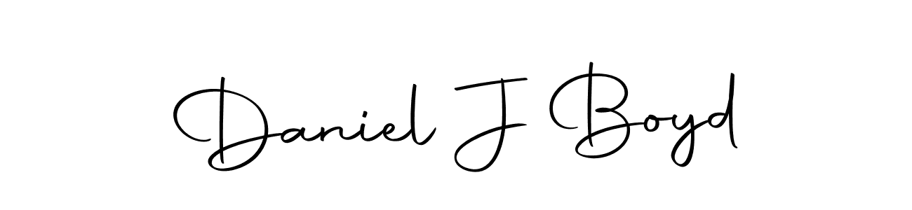 Use a signature maker to create a handwritten signature online. With this signature software, you can design (Autography-DOLnW) your own signature for name Daniel J Boyd. Daniel J Boyd signature style 10 images and pictures png