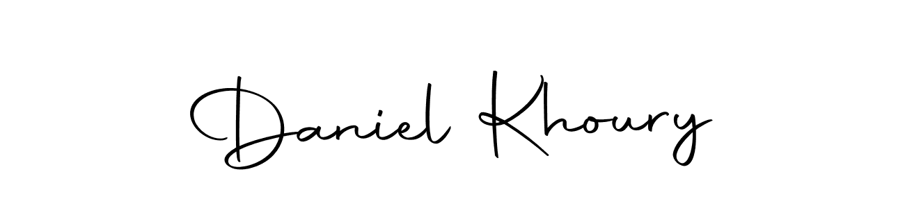 Make a short Daniel Khoury signature style. Manage your documents anywhere anytime using Autography-DOLnW. Create and add eSignatures, submit forms, share and send files easily. Daniel Khoury signature style 10 images and pictures png