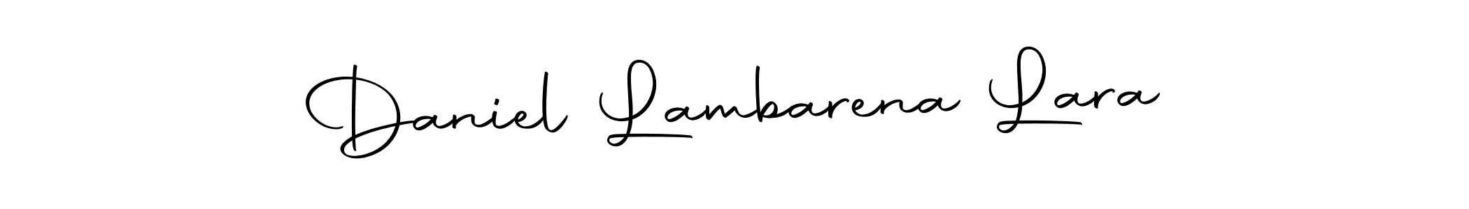 Create a beautiful signature design for name Daniel Lambarena Lara. With this signature (Autography-DOLnW) fonts, you can make a handwritten signature for free. Daniel Lambarena Lara signature style 10 images and pictures png