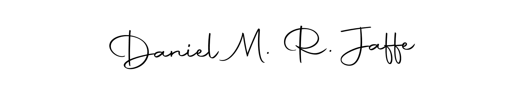 You can use this online signature creator to create a handwritten signature for the name Daniel M. R. Jaffe. This is the best online autograph maker. Daniel M. R. Jaffe signature style 10 images and pictures png