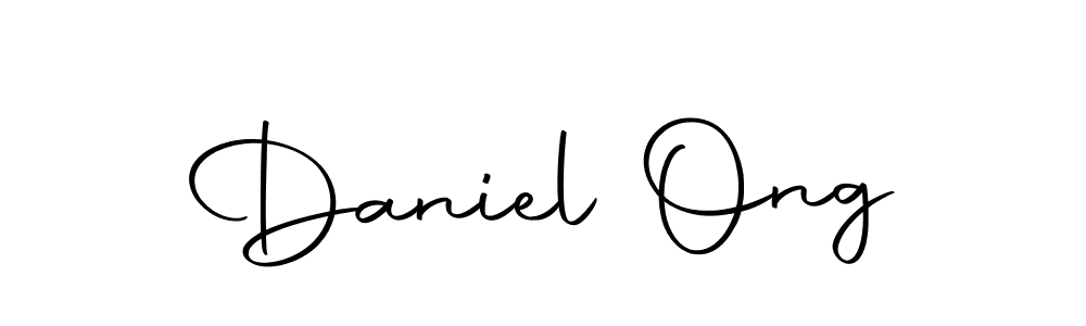 Design your own signature with our free online signature maker. With this signature software, you can create a handwritten (Autography-DOLnW) signature for name Daniel Ong. Daniel Ong signature style 10 images and pictures png