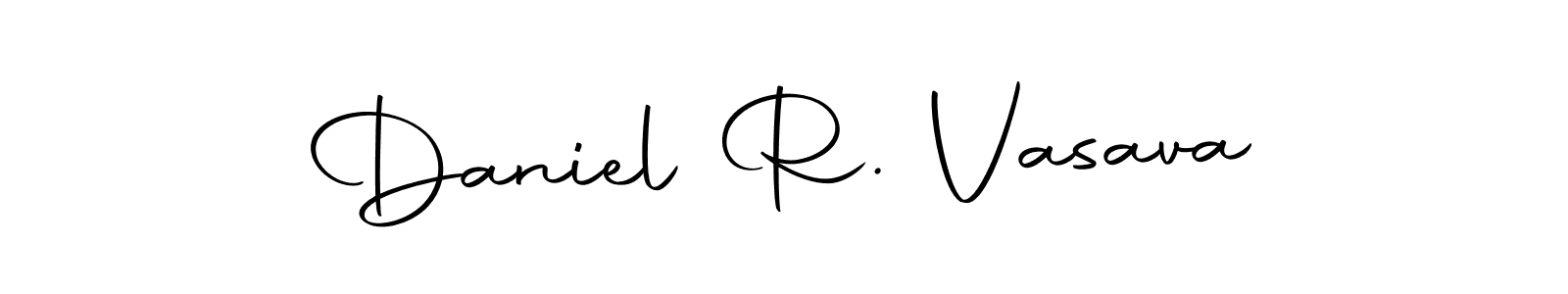 Use a signature maker to create a handwritten signature online. With this signature software, you can design (Autography-DOLnW) your own signature for name Daniel R. Vasava. Daniel R. Vasava signature style 10 images and pictures png