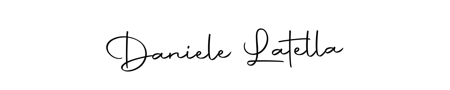 You can use this online signature creator to create a handwritten signature for the name Daniele Latella. This is the best online autograph maker. Daniele Latella signature style 10 images and pictures png