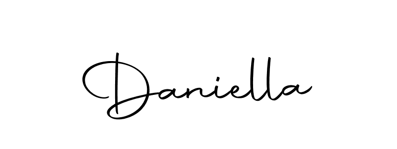 Similarly Autography-DOLnW is the best handwritten signature design. Signature creator online .You can use it as an online autograph creator for name Daniella. Daniella signature style 10 images and pictures png