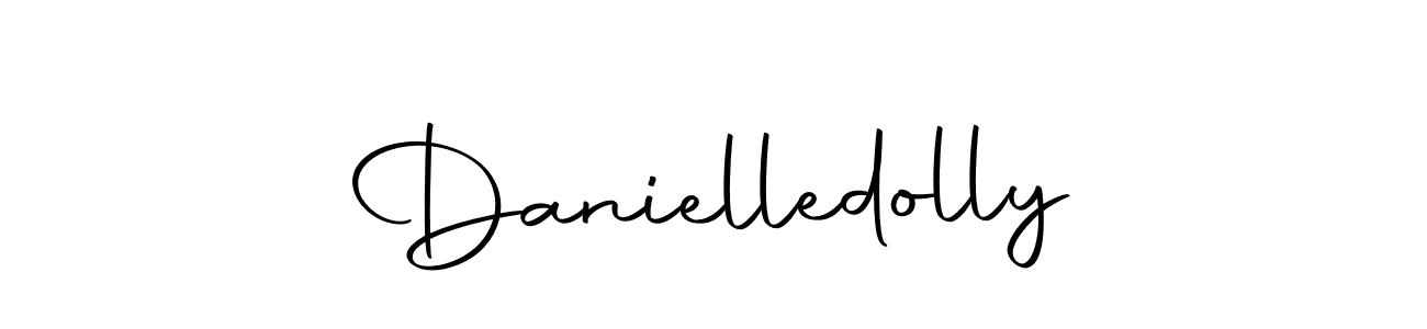 Design your own signature with our free online signature maker. With this signature software, you can create a handwritten (Autography-DOLnW) signature for name Danielledolly. Danielledolly signature style 10 images and pictures png