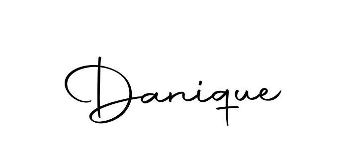 Make a beautiful signature design for name Danique. With this signature (Autography-DOLnW) style, you can create a handwritten signature for free. Danique signature style 10 images and pictures png