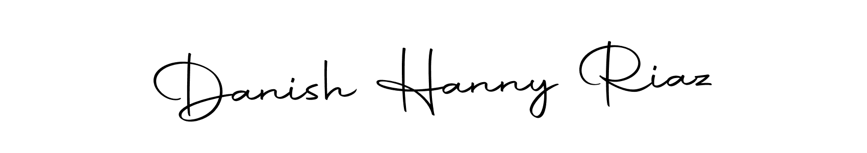 Create a beautiful signature design for name Danish Hanny Riaz. With this signature (Autography-DOLnW) fonts, you can make a handwritten signature for free. Danish Hanny Riaz signature style 10 images and pictures png