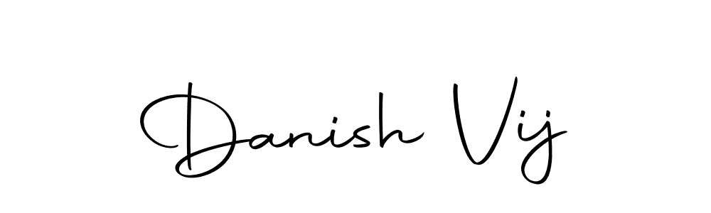 You should practise on your own different ways (Autography-DOLnW) to write your name (Danish Vij) in signature. don't let someone else do it for you. Danish Vij signature style 10 images and pictures png