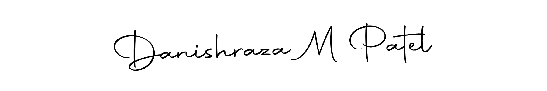 Make a beautiful signature design for name Danishraza M Patel. Use this online signature maker to create a handwritten signature for free. Danishraza M Patel signature style 10 images and pictures png