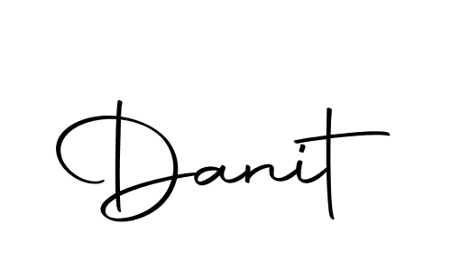 How to make Danit name signature. Use Autography-DOLnW style for creating short signs online. This is the latest handwritten sign. Danit signature style 10 images and pictures png