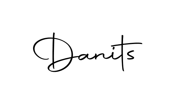 How to make Danits signature? Autography-DOLnW is a professional autograph style. Create handwritten signature for Danits name. Danits signature style 10 images and pictures png