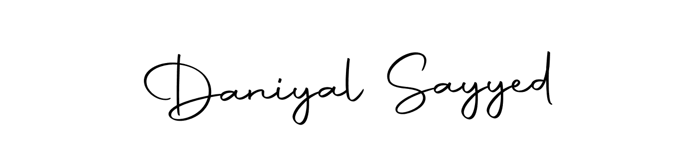 Here are the top 10 professional signature styles for the name Daniyal Sayyed. These are the best autograph styles you can use for your name. Daniyal Sayyed signature style 10 images and pictures png