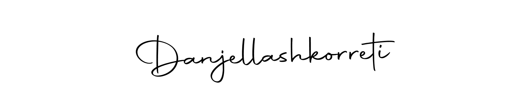 Design your own signature with our free online signature maker. With this signature software, you can create a handwritten (Autography-DOLnW) signature for name Danjellashkorreti. Danjellashkorreti signature style 10 images and pictures png