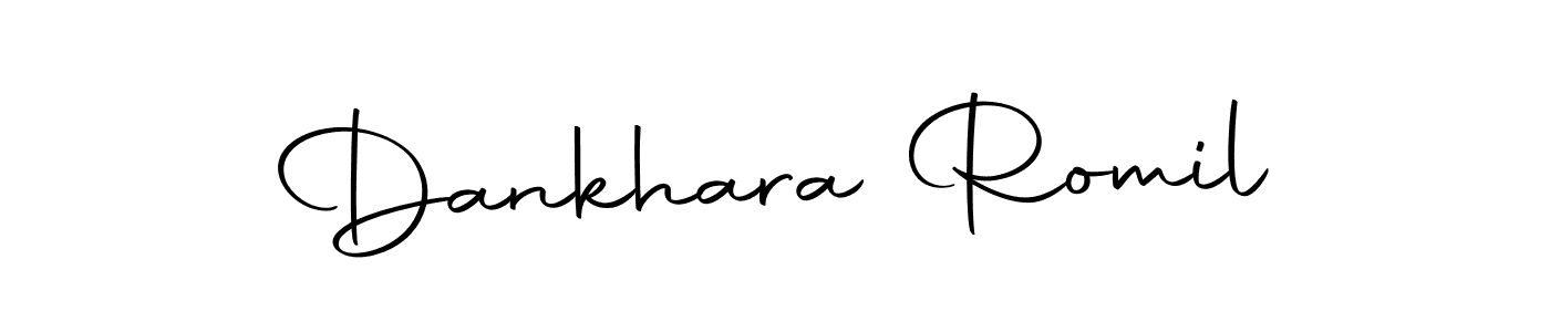 Dankhara Romil stylish signature style. Best Handwritten Sign (Autography-DOLnW) for my name. Handwritten Signature Collection Ideas for my name Dankhara Romil. Dankhara Romil signature style 10 images and pictures png