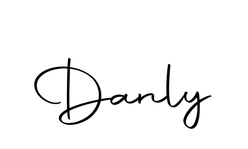 Design your own signature with our free online signature maker. With this signature software, you can create a handwritten (Autography-DOLnW) signature for name Danly. Danly signature style 10 images and pictures png