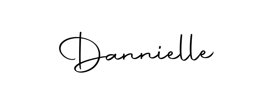 Use a signature maker to create a handwritten signature online. With this signature software, you can design (Autography-DOLnW) your own signature for name Dannielle. Dannielle signature style 10 images and pictures png