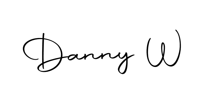 Design your own signature with our free online signature maker. With this signature software, you can create a handwritten (Autography-DOLnW) signature for name Danny W. Danny W signature style 10 images and pictures png