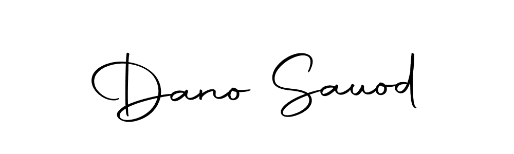 Make a beautiful signature design for name Dano Sauod. With this signature (Autography-DOLnW) style, you can create a handwritten signature for free. Dano Sauod signature style 10 images and pictures png