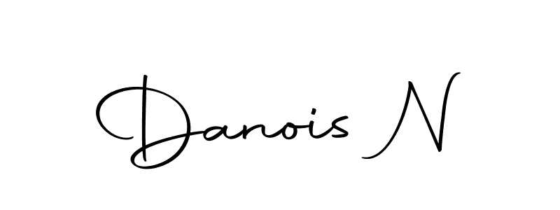 The best way (Autography-DOLnW) to make a short signature is to pick only two or three words in your name. The name Danois N include a total of six letters. For converting this name. Danois N signature style 10 images and pictures png