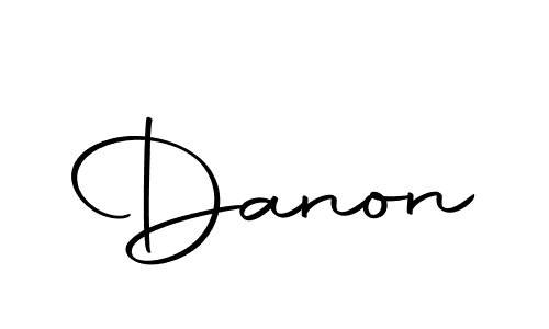 Design your own signature with our free online signature maker. With this signature software, you can create a handwritten (Autography-DOLnW) signature for name Danon. Danon signature style 10 images and pictures png