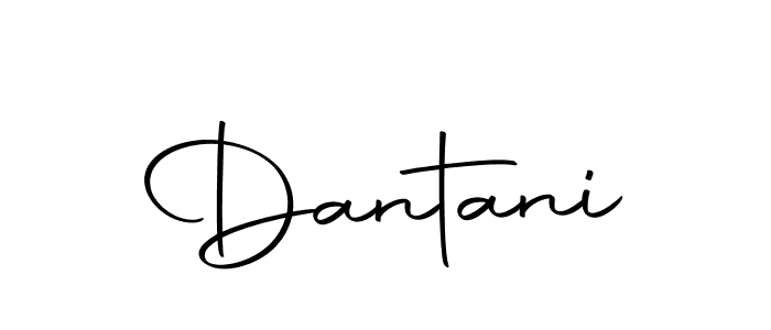 Design your own signature with our free online signature maker. With this signature software, you can create a handwritten (Autography-DOLnW) signature for name Dantani. Dantani signature style 10 images and pictures png