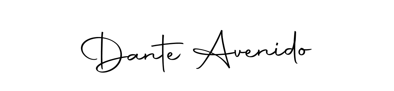 How to make Dante Avenido name signature. Use Autography-DOLnW style for creating short signs online. This is the latest handwritten sign. Dante Avenido signature style 10 images and pictures png