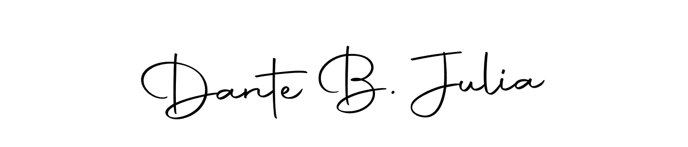 Also we have Dante B. Julia name is the best signature style. Create professional handwritten signature collection using Autography-DOLnW autograph style. Dante B. Julia signature style 10 images and pictures png