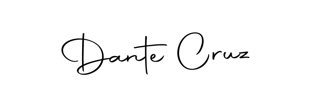 Create a beautiful signature design for name Dante Cruz. With this signature (Autography-DOLnW) fonts, you can make a handwritten signature for free. Dante Cruz signature style 10 images and pictures png