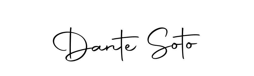 How to make Dante Soto name signature. Use Autography-DOLnW style for creating short signs online. This is the latest handwritten sign. Dante Soto signature style 10 images and pictures png