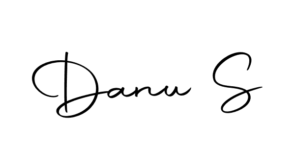 Make a beautiful signature design for name Danu S. With this signature (Autography-DOLnW) style, you can create a handwritten signature for free. Danu S signature style 10 images and pictures png