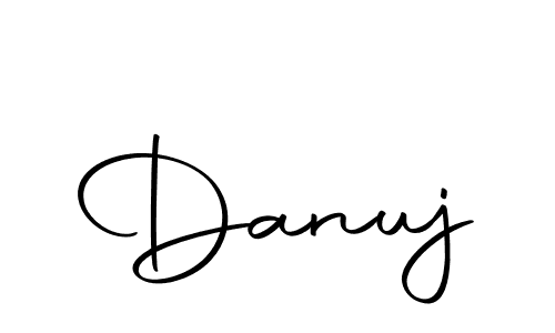 How to make Danuj signature? Autography-DOLnW is a professional autograph style. Create handwritten signature for Danuj name. Danuj signature style 10 images and pictures png