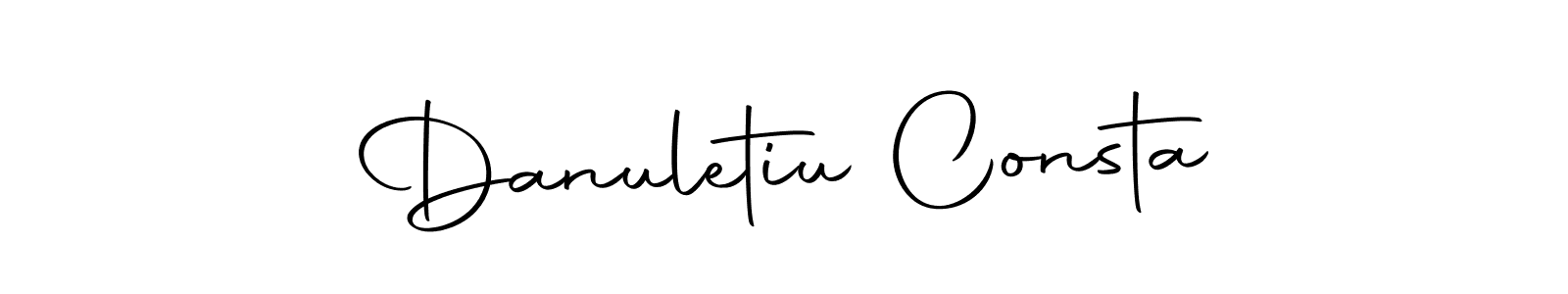 Make a short Danuletiu Consta signature style. Manage your documents anywhere anytime using Autography-DOLnW. Create and add eSignatures, submit forms, share and send files easily. Danuletiu Consta signature style 10 images and pictures png