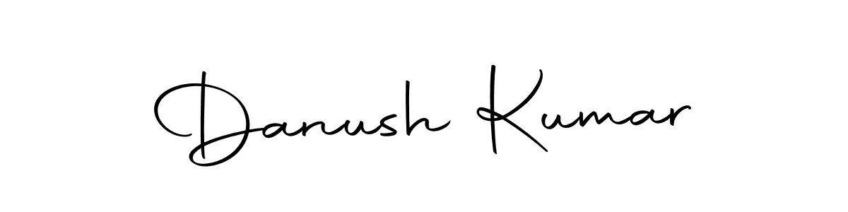 Create a beautiful signature design for name Danush Kumar. With this signature (Autography-DOLnW) fonts, you can make a handwritten signature for free. Danush Kumar signature style 10 images and pictures png