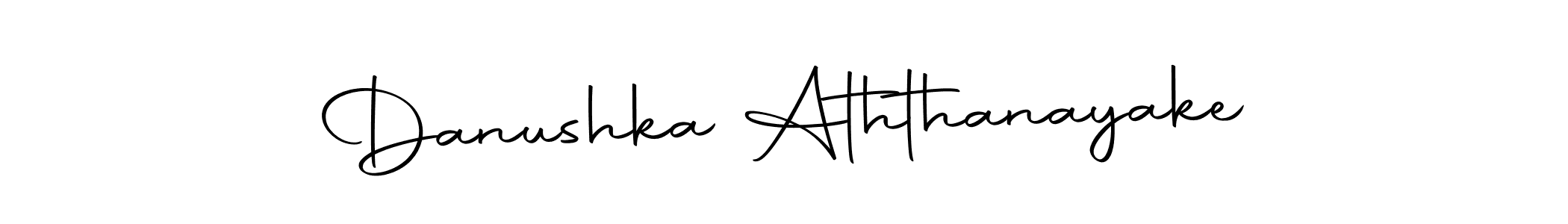 Design your own signature with our free online signature maker. With this signature software, you can create a handwritten (Autography-DOLnW) signature for name Danushka Aththanayake. Danushka Aththanayake signature style 10 images and pictures png