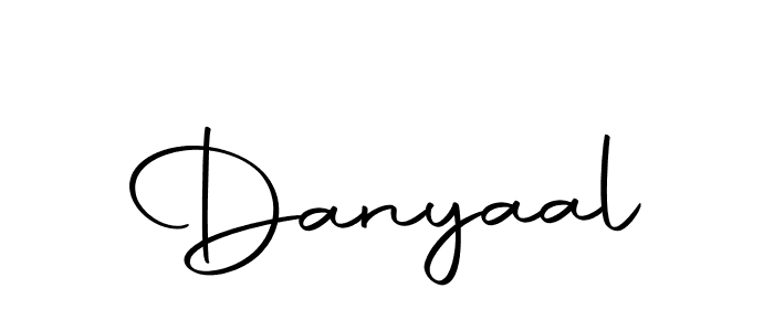 Use a signature maker to create a handwritten signature online. With this signature software, you can design (Autography-DOLnW) your own signature for name Danyaal. Danyaal signature style 10 images and pictures png