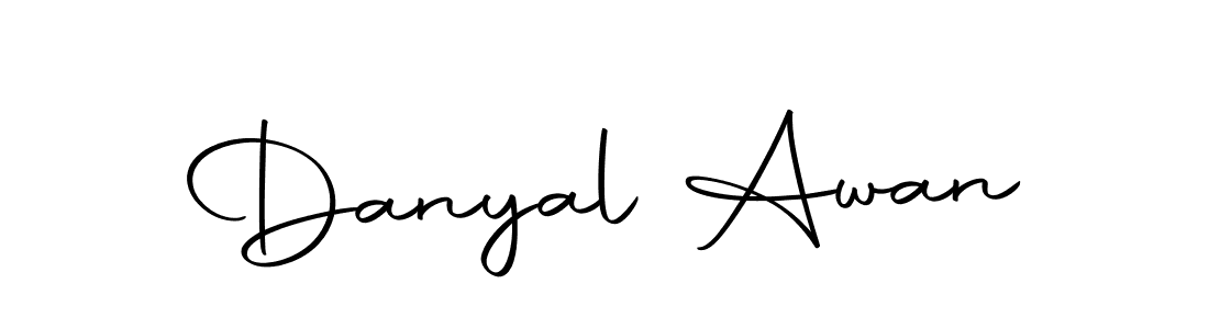 Make a beautiful signature design for name Danyal Awan. With this signature (Autography-DOLnW) style, you can create a handwritten signature for free. Danyal Awan signature style 10 images and pictures png