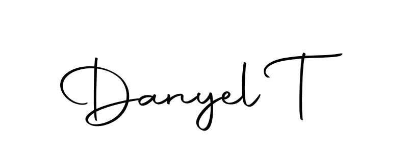 You can use this online signature creator to create a handwritten signature for the name Danyel T. This is the best online autograph maker. Danyel T signature style 10 images and pictures png