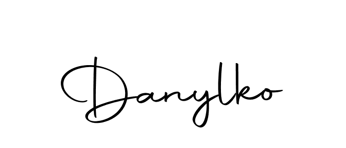 Create a beautiful signature design for name Danylko. With this signature (Autography-DOLnW) fonts, you can make a handwritten signature for free. Danylko signature style 10 images and pictures png