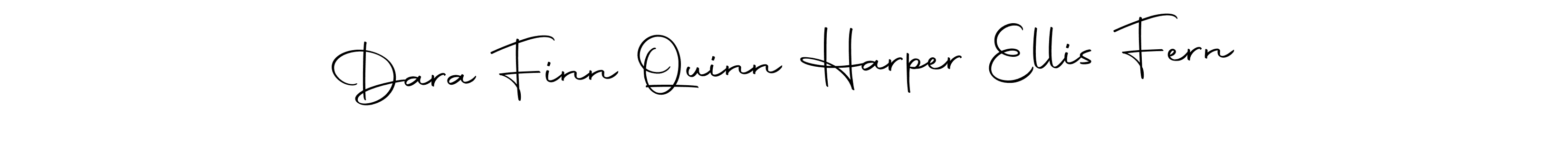 Also You can easily find your signature by using the search form. We will create Dara Finn Quinn Harper Ellis Fern name handwritten signature images for you free of cost using Autography-DOLnW sign style. Dara Finn Quinn Harper Ellis Fern signature style 10 images and pictures png